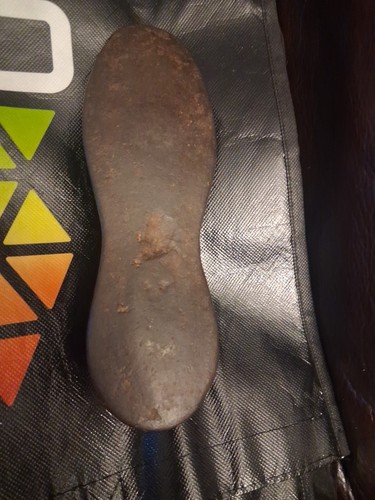 antique cast iron cobbler shoe form