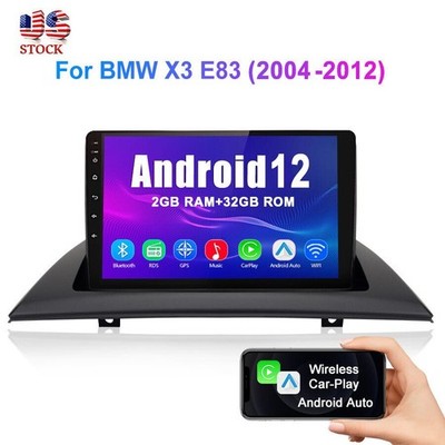 FOR BMW X3 E83 2004-2012 ANDROID 12 CAR RADIO STEREO GPS WIFI NAVI TOUCH SCREEN