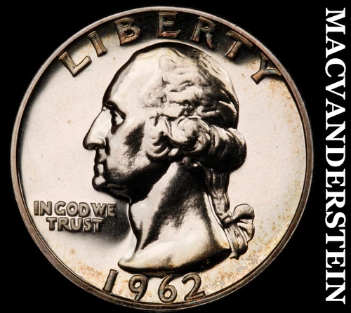 1962 Silver Washington Quarter-Choice Gem Proof Lustrous No Reserve #G7569