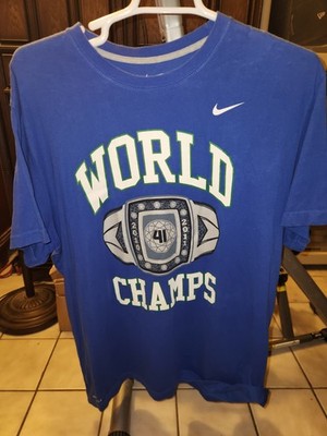 Nike Dri-Fit Dallas Mavericks 2011 World Champs Basketball Shirt XXL Blue RARE