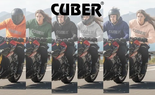 CUBER ARMORED MOTORCYCLE HOODIE SWEATSHIRT FOR MEN & WOMEN POWERSPORT image 6