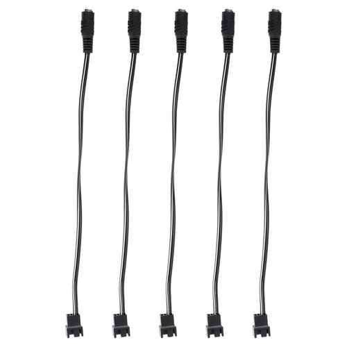 5 PCS Netzteilkabel Gleichstromanschluss Adapterkabel Für Lüfter - 第 2/12 張圖片