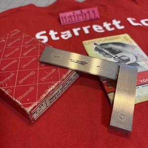 Starrett No. 55 Beveled Edge Square 3” w/ Box Machinist Tool USA 