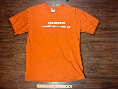 Miramax- Texas Longhorns - Pulp Fiction T-shirt - Gonna Get Medieval On Your Ass