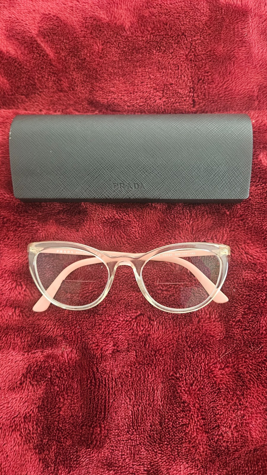 Prada designer woman's eyeglasses