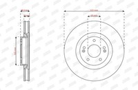 Jurid Bremsscheiben BelüFtet Ø325Mm FüR KIA Sorento IV MQ4 MQ4A Hyundai Kona