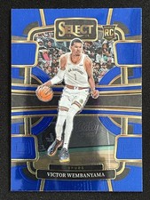 Victor Wembanyama 2023-24 Panini Select Concourse Blue Base RC #87 -45d