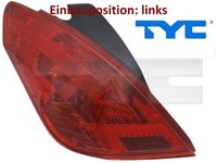 TYC 11-11884-01-2 Heckleuchte Links RüCklicht Hecklicht RüCkleuchte