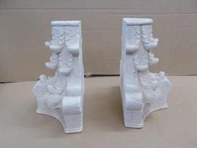 Paire de serre-livres en pierre sculptée – décoration artisanale - Photo 1/4