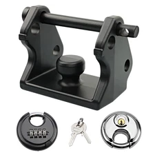 TL-33 Trailer Hitch Lock Trailer Coupler Combination Lock Keyed For 2" - 2-5/16"