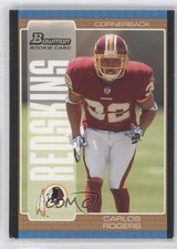 2005 Bowman Bronze Carlos Rogers #118 0a1