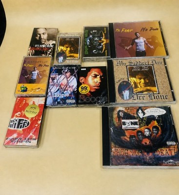 Cleveland Rap CD Cassette Lot Bone Thugs Faces Of Death Mr Money Loc Rare