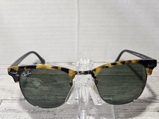 Men's RayBan RB 3016 CLUBMASTER 1157 51-21-140 Black Havana Sunglasses
