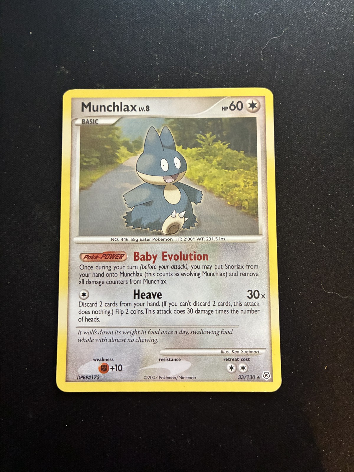 Munchlax 33/130 Diamond and Pearl Regular