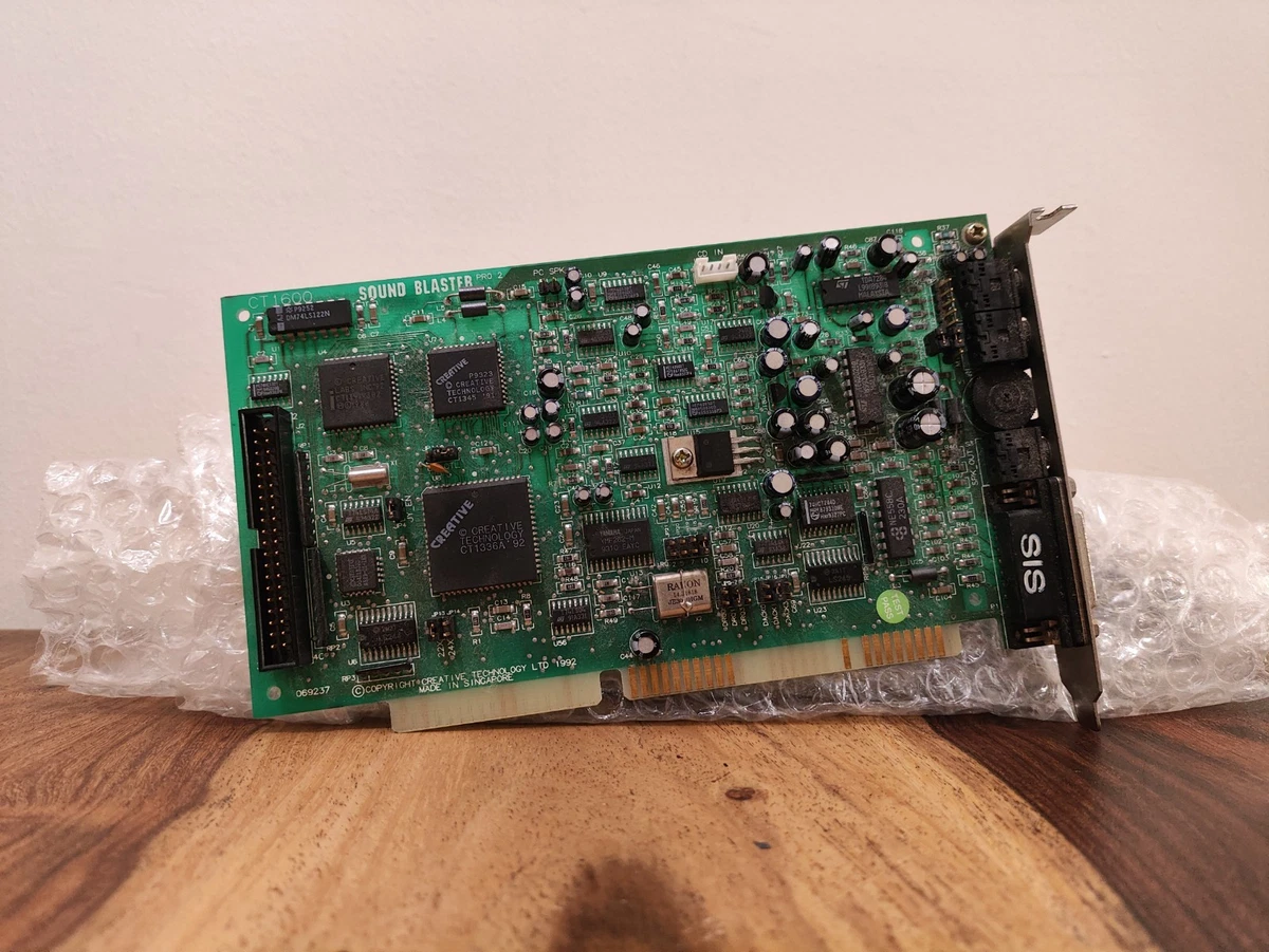 Carte Son Creative Labs Sound Blaster 1.5 CT1320C ISA - Rare, Bundle Complet - État MINT