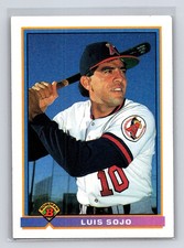 1991 Bowman - Luis Sojo #197 California Angels Baseball Card