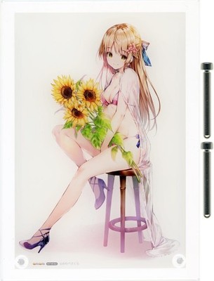 Momose Kurumi Acrylic Character Plate Himawari Shoujo Figure