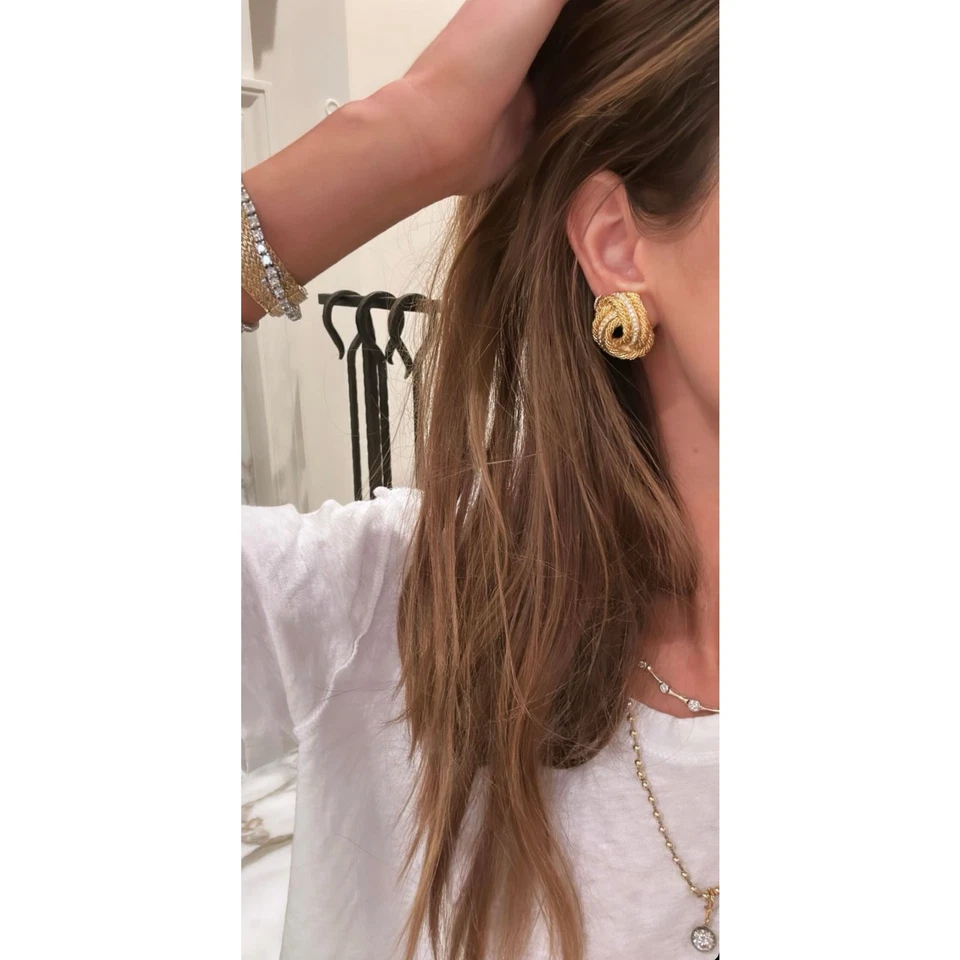 Pendientes Christian Dior con piedras Foto 2 de 4