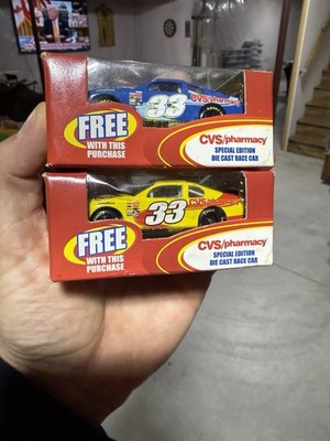 TWO 2001  CVS Pharmacy Bayer #33 Consumer Care Racing  New In Box red/blue