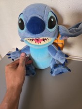 Vtg Talking Interactive Aloha Stitch plush toy doll 2002 Hasbro Tested Working