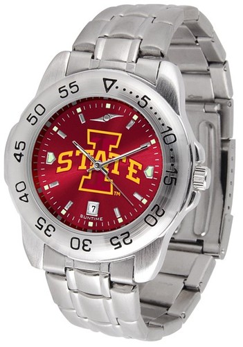 Sun Time Men's Licensed Collegiate Team Sport Steel Ano Watch (Pick Your Team) - Picture 31 of 79