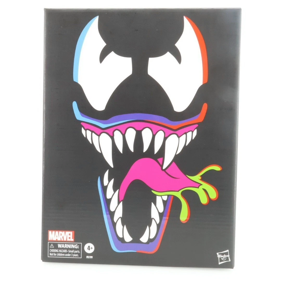 Marvel Legends Venom Figure 6" Cel-Shaded Retro Card Animated Hasbro F0199 image 8