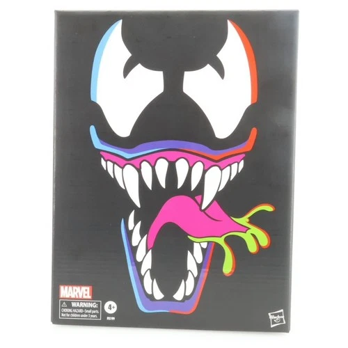 Marvel Legends Venom Figure 6" Cel-Shaded Retro Card Animated Hasbro F0199 image 8