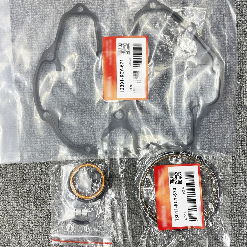 New Cylinder Piston Top End Rebuild Kit Fits For 1999-2008 Honda TRX400EX XR400 - Image 4 of 4