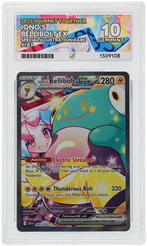 ACE 10 Iono's Bellibolt EX 183/159 Journey Together Gem Mint Pokemon