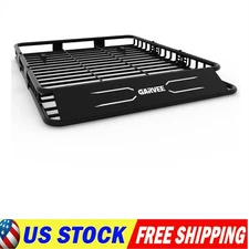 64x50x6" Heavy Duty Steel Roof Rack Basket Rooftop Cargo Carrier Basket for SUV
