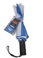 Stromberg Brand Umbrella Automatic Open Blue/White Lightweight Car