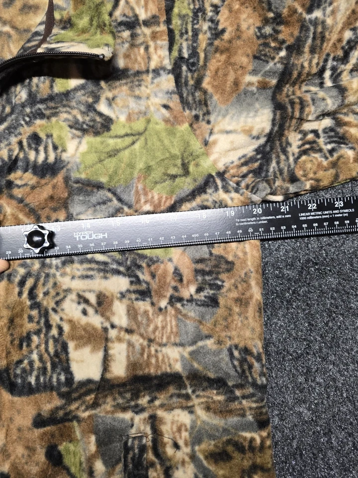 Cabelas Woodland Camo Jacket Youth Large Full Zip Hunting Outdoors - Image 4 of 4