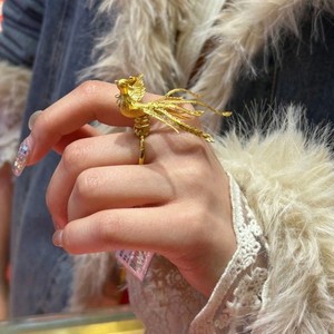 Authentic The Phoenix Rising A Sacred Geometry Gold- Plated Ring