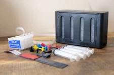 ECOPRO Compatible CHIPLESS CIS Continuous Ink System For Epson XP4105 WF2850