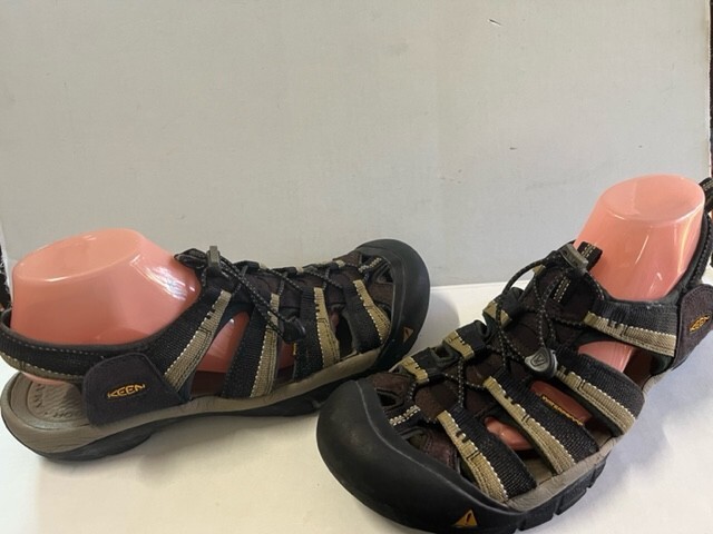 Sandali sportivi KEEN Newport H2 neri verdi scarpe da trekking impermeabili taglia 11 5