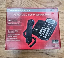Duraband 13 Memory Caller ID Corded  Speakerphone 90s Style PH-3238 EUC