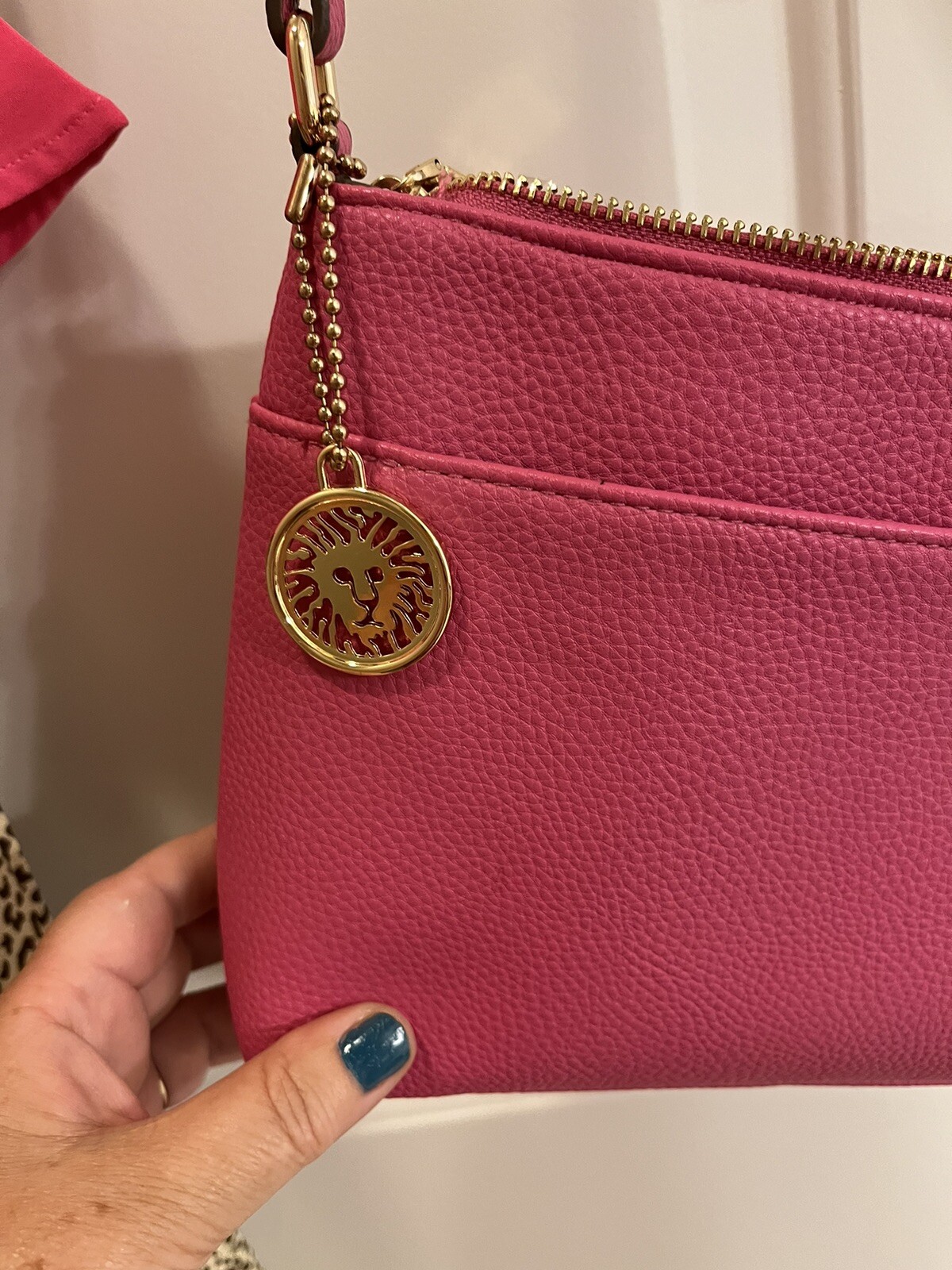barbie pink anne klein crossbody purse Gem
