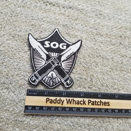 SOG Gear Patch Hook & Loop Back Military Morale Tactical