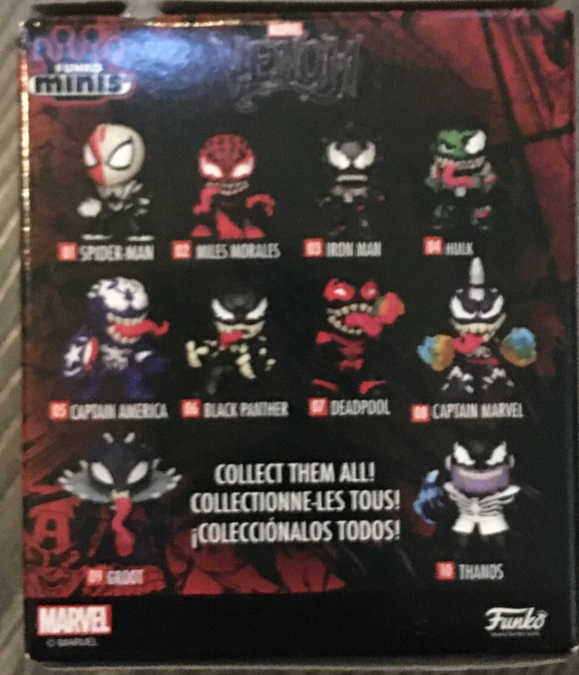 Funko Minis Marvel Venom #09 GROOT Bobble-Head Figure New Box Mint Rare Sealed - Image 4 of 4