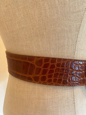 Jennifer Graham Western Style Leather Belt Brown Size Small  display picture 3