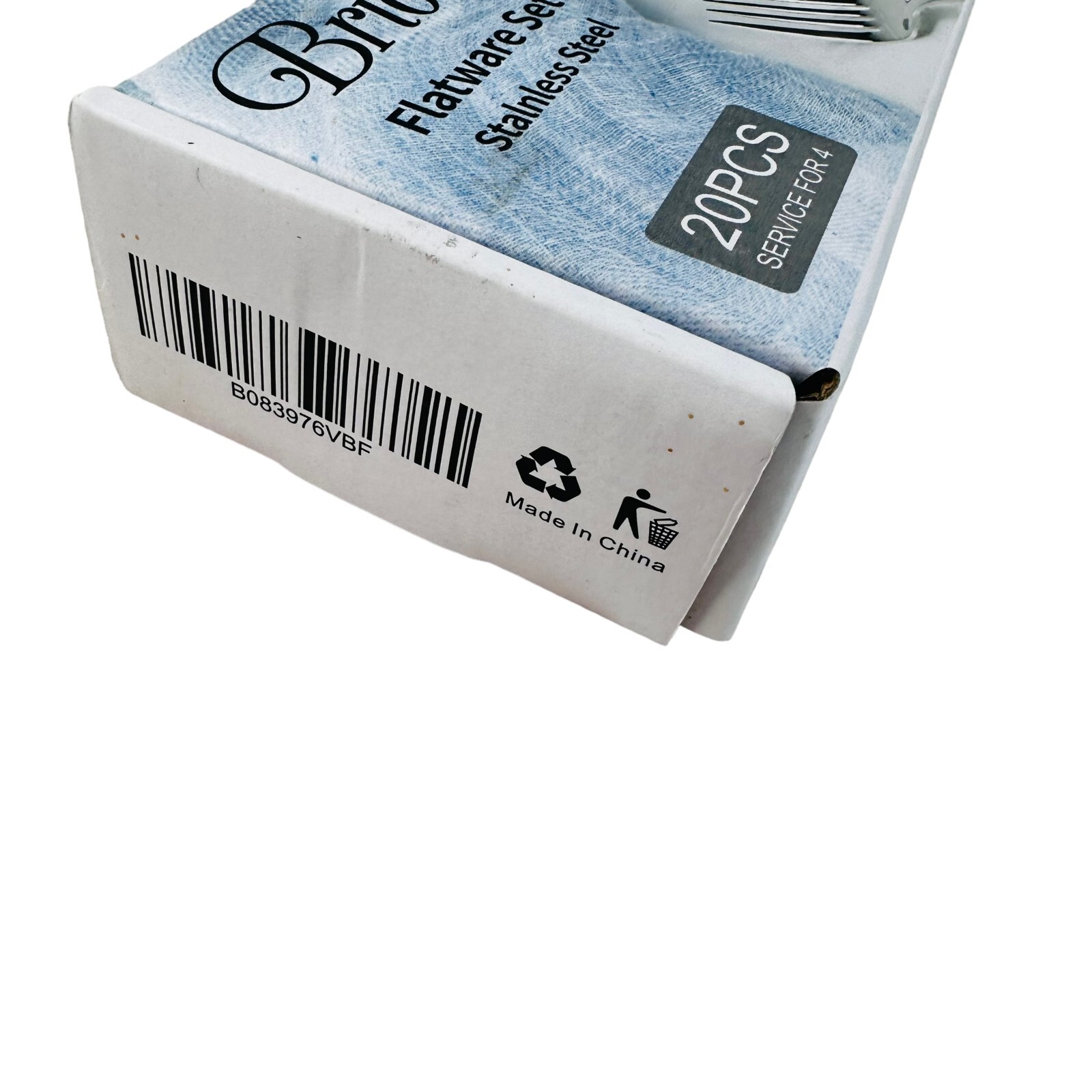 Silverware Set, Briout Flatware Set Service for 4 Stainless Steel Cutlery Set 20