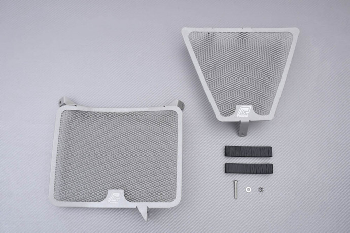 Grilles radiateur Ducati Streetfighter 1098SF protection argent pour roadster 2009-2013