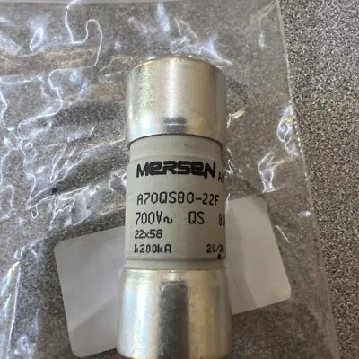 Mersen A70QS 80 Amp, 700V, Semiconductor, Ferraz A70QS80-22F, A70QS 80A No Box