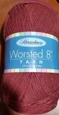 Herrschners Worsted 8 Yarn - 8 oz. - Mahogany - New