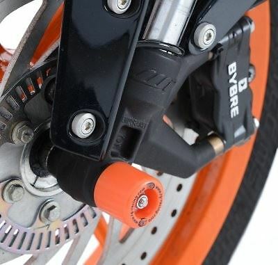 R&G Fork Protectors Orange KTM 125 Duke 2011 - 2021