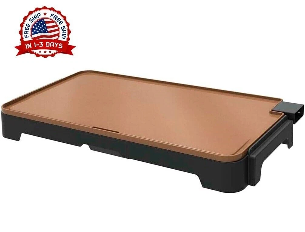 Plancha Electrica Grande Para Cocinar De Desayuno Carne Tacos Tortillas Cocina