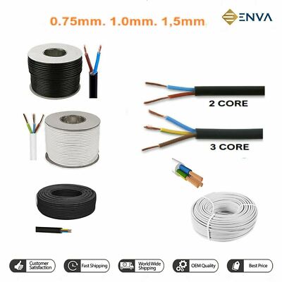 Creative Cables - Cavo Elettrico Rotondo Rivestito In Cotone Tinta Unita Vinaccia RC32 - Foto 6