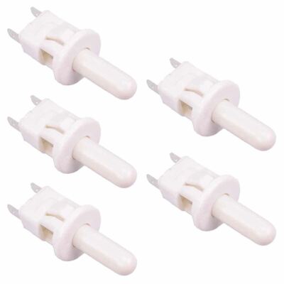 5 x White On-(Off) Momentary Push Button Door Switch 19mm SPST