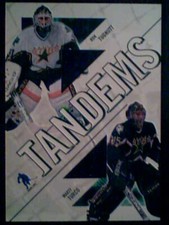RON TUGNUTT - MARTY TURCO  03/04 AUTHENTIC PIECES OF A GAME-USED JERSEY /60 SP
