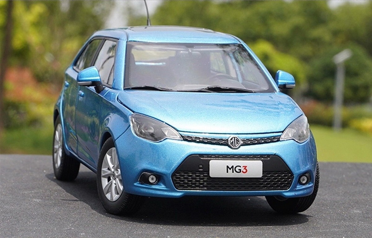 1/20 Scale MG Morris Garage MG3 Blue Diecast Car Model Toy Gift